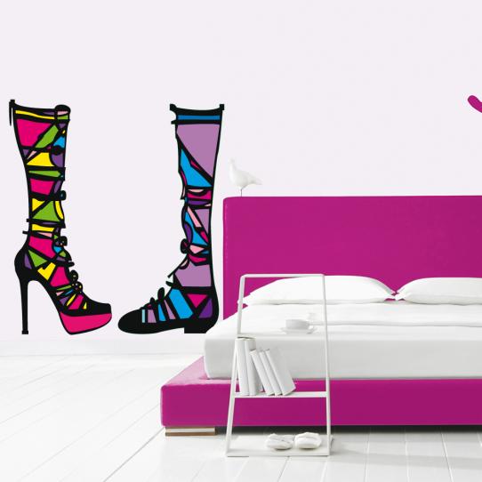 Autocollant Stickers ado bottes