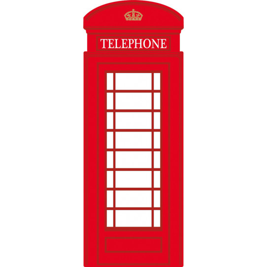 Stickers cabine téléphone london
