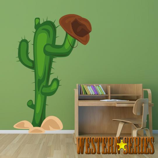 Autocollant Stickers muraux enfant cactus