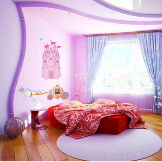 Autocollant Stickers enfant caleche et chateau