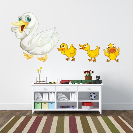 Autocollant Stickers muraux enfant canard