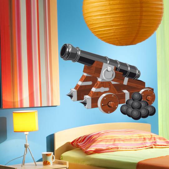 Autocollant Stickers enfant canon