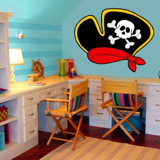Stickers Pirate Chapeau