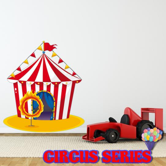 Autocollant Stickers enfant chapiteau