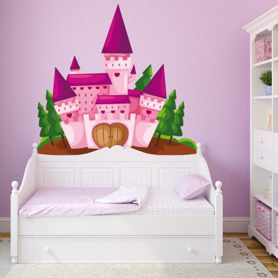 Autocollant Stickers enfant chateau