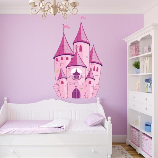 Autocollant Stickers enfant chateau