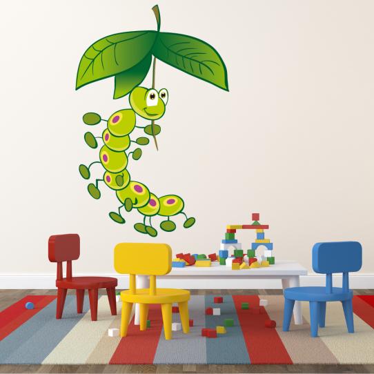 Autocollant Stickers enfant chenille