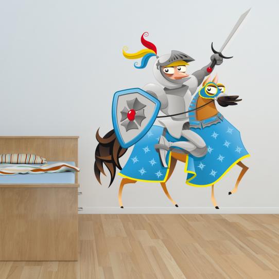Autocollant Stickers enfant chevalier