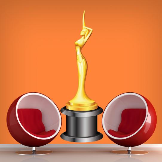 Autocollant Stickers ado statuette cinema