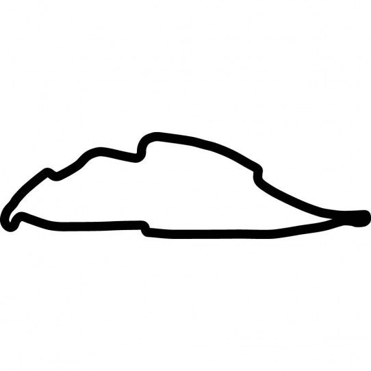 Stickers Circuit Gilles villeneuve