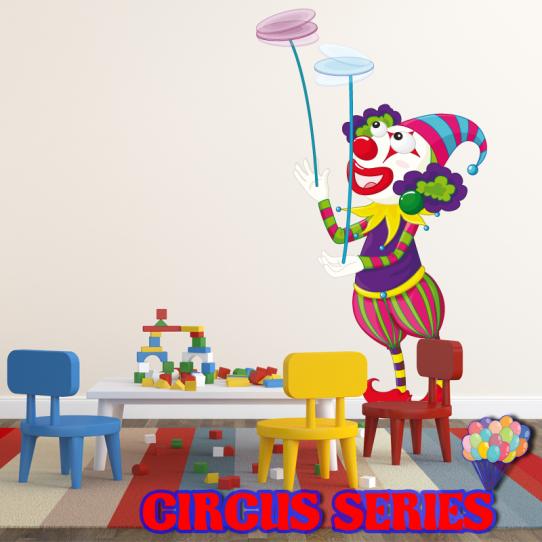 Autocollant Stickers muraux enfant clown