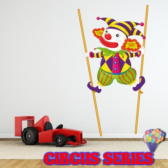 Autocollant Stickers muraux enfant clown