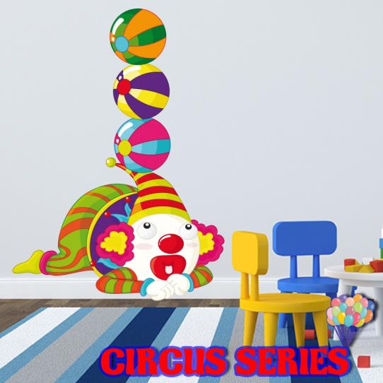 Autocollant Stickers enfant clown