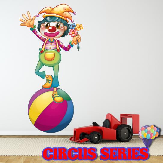 Autocollant Stickers muraux enfant clown