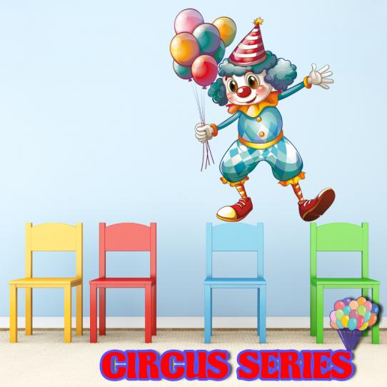 Autocollant Stickers enfant clown