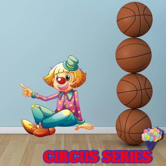 Autocollant Stickers mural enfant clown