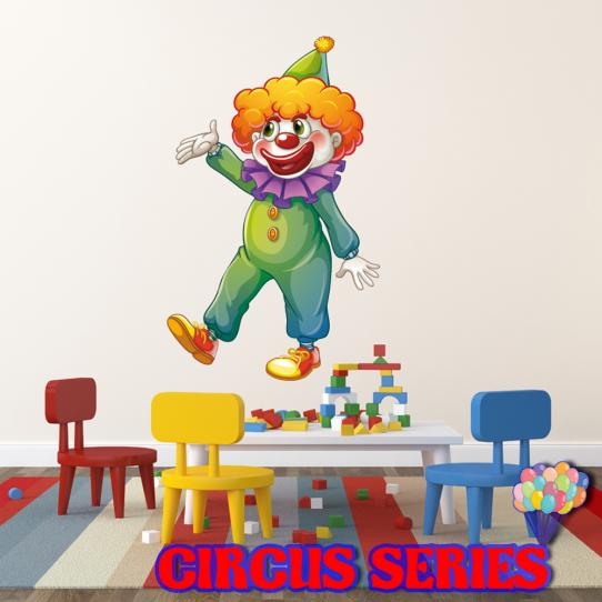 Autocollant Stickers muraux enfant clown