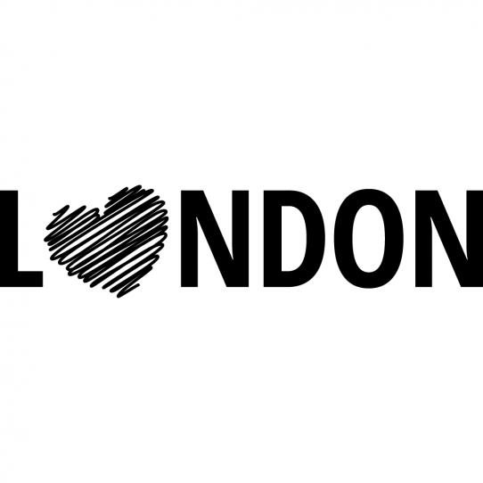 Stickers coeur london