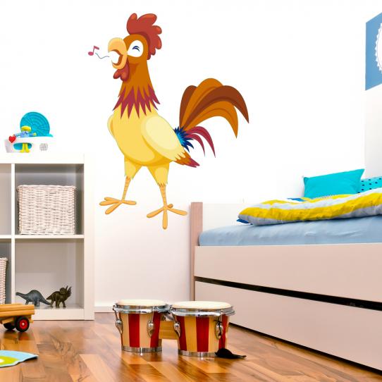 Autocollant Stickers enfant coq