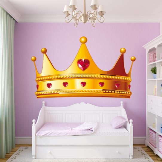 Autocollant Stickers enfant couronne 