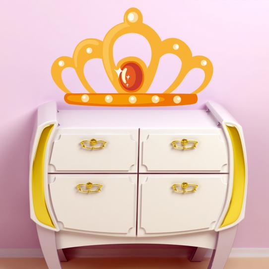 Autocollant Stickers enfant couronne