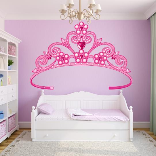 Autocollant Stickers mural enfant couronne