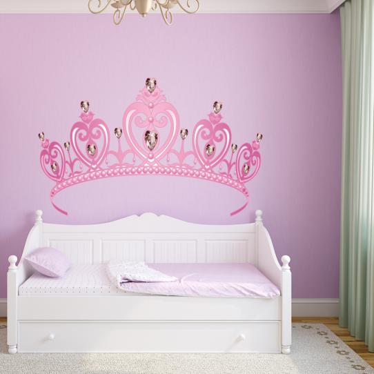 Autocollant Stickers mural enfant couronne 