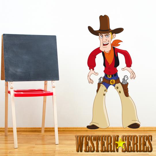 Autocollant Stickers muraux enfant cowboy