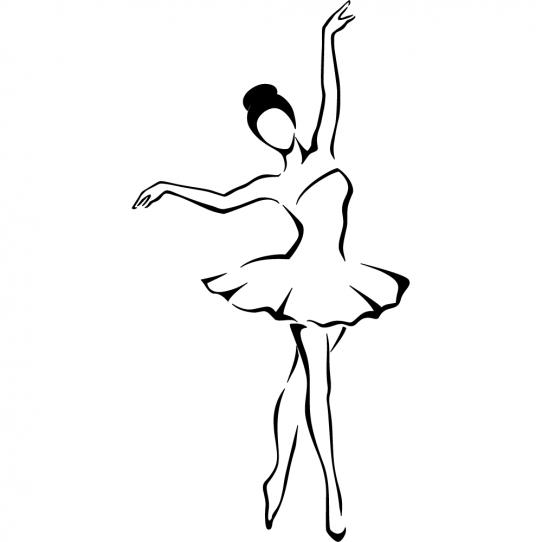 Stickers danseuse