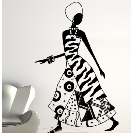 Stickers Danseuse Africaine