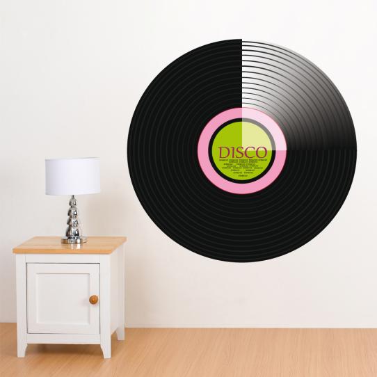 Autocollant Stickers mural ado disque disco