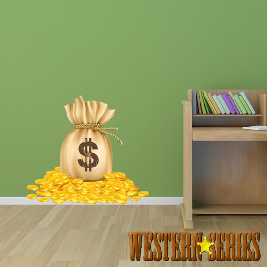 Autocollant Stickers enfant dollars