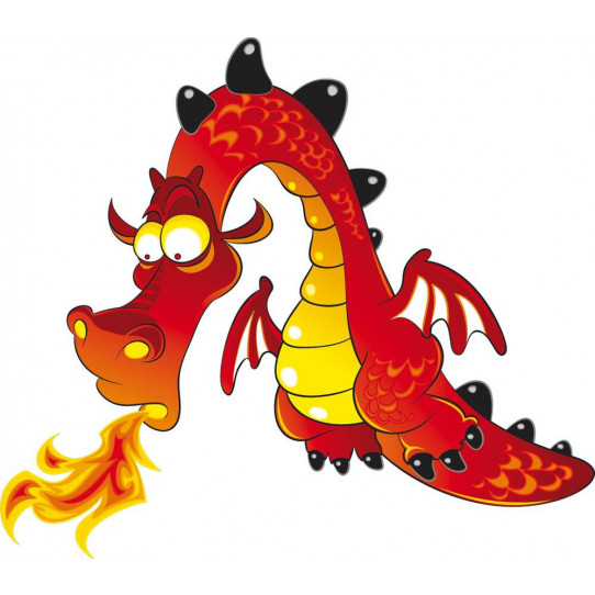 Autocollant Stickers enfant dragon