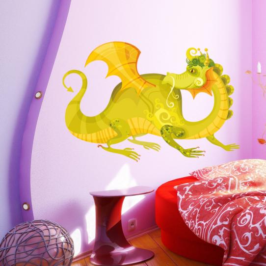 Autocollant Stickers enfant dragon