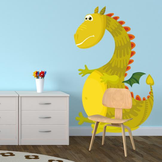 Autocollant Stickers enfant dragon