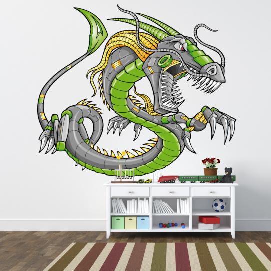 Autocollant Stickers muraux enfant dragon