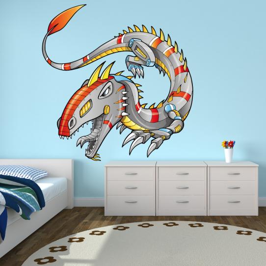 Autocollant Stickers muraux enfant dragon