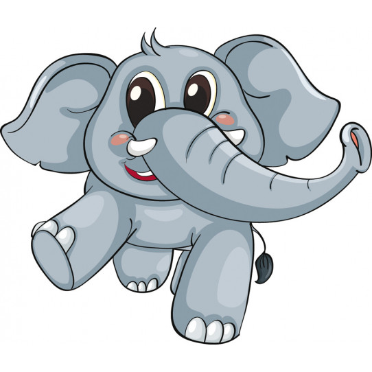 Autocollant Stickers enfant elephanteau