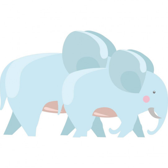 Stickers éléphants