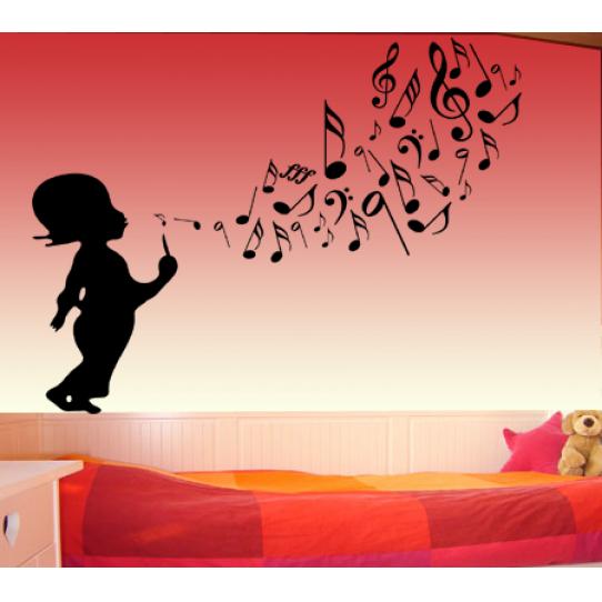 Stickers Enfant Musique