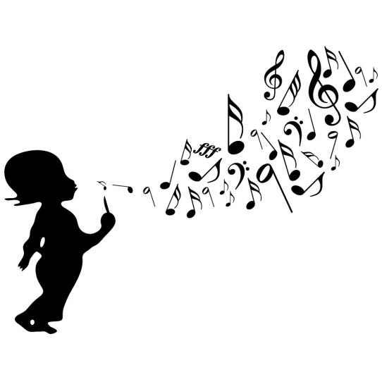 Stickers Enfant Musique