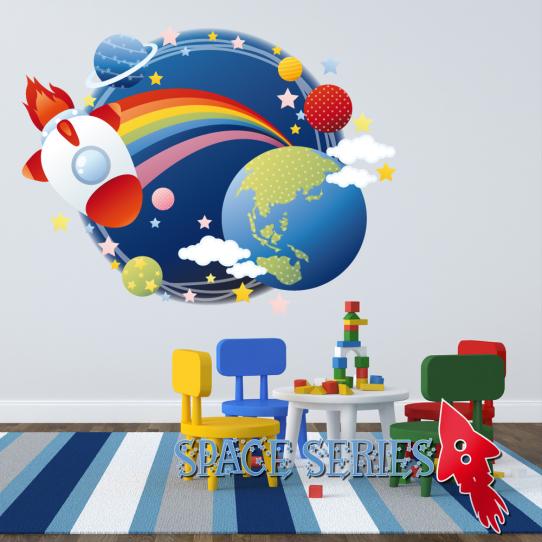 Autocollant Stickers mural enfant espace