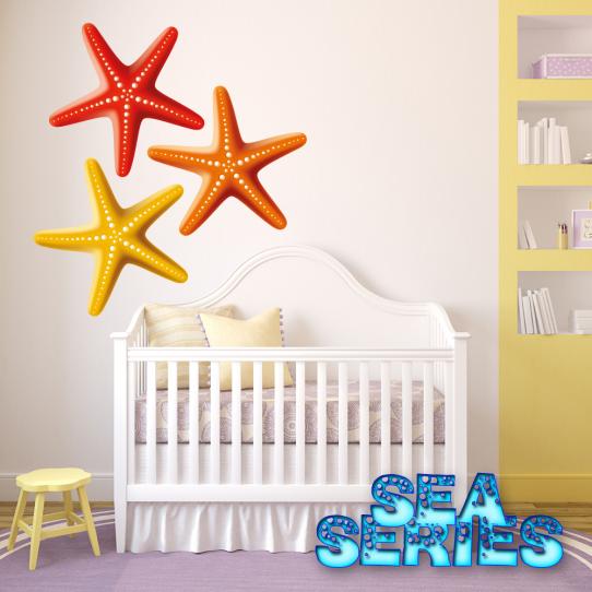 Autocollant Stickers mural enfant etoiles de mers