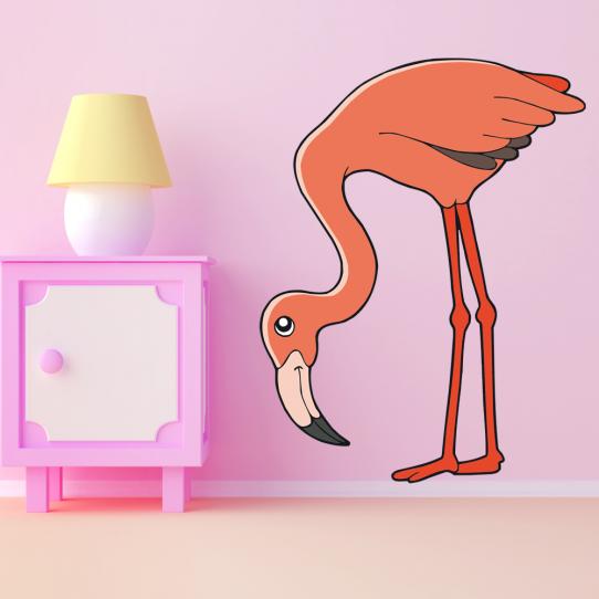 Stickers Flamant Rose