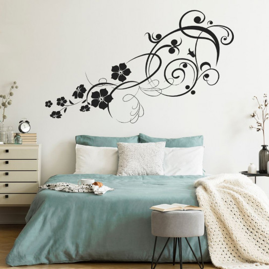 Stickers fleurs pour chambre d'adultes