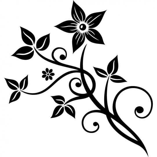 Stickers fleur