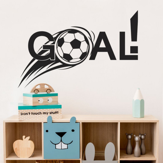 Stickers foot goal - Des prix 50% moins cher qu'en magasin