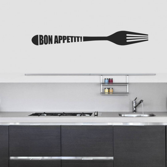 Stickers fourchette bon appétit