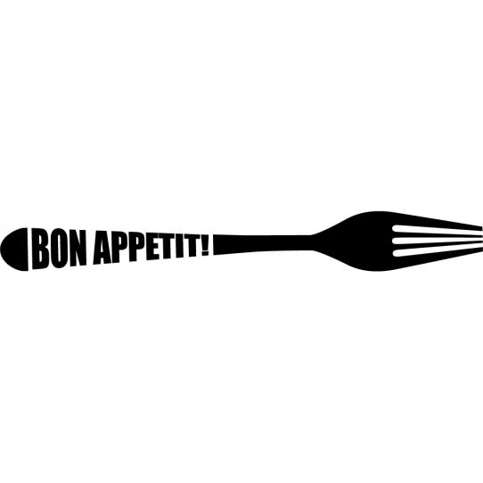 Stickers fourchette bon appétit