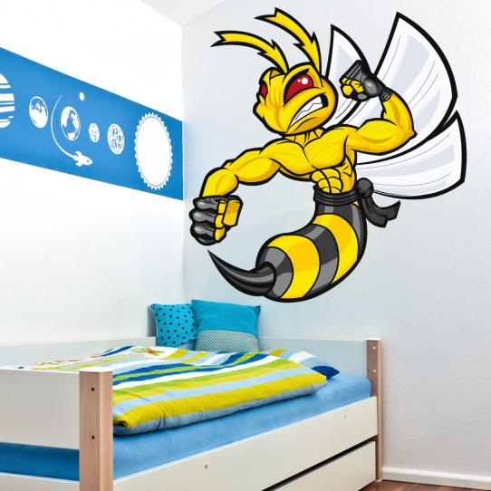 Autocollant Stickers enfant guêpe